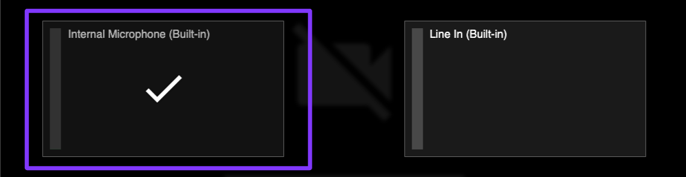 Choose a different audio source in Panopto