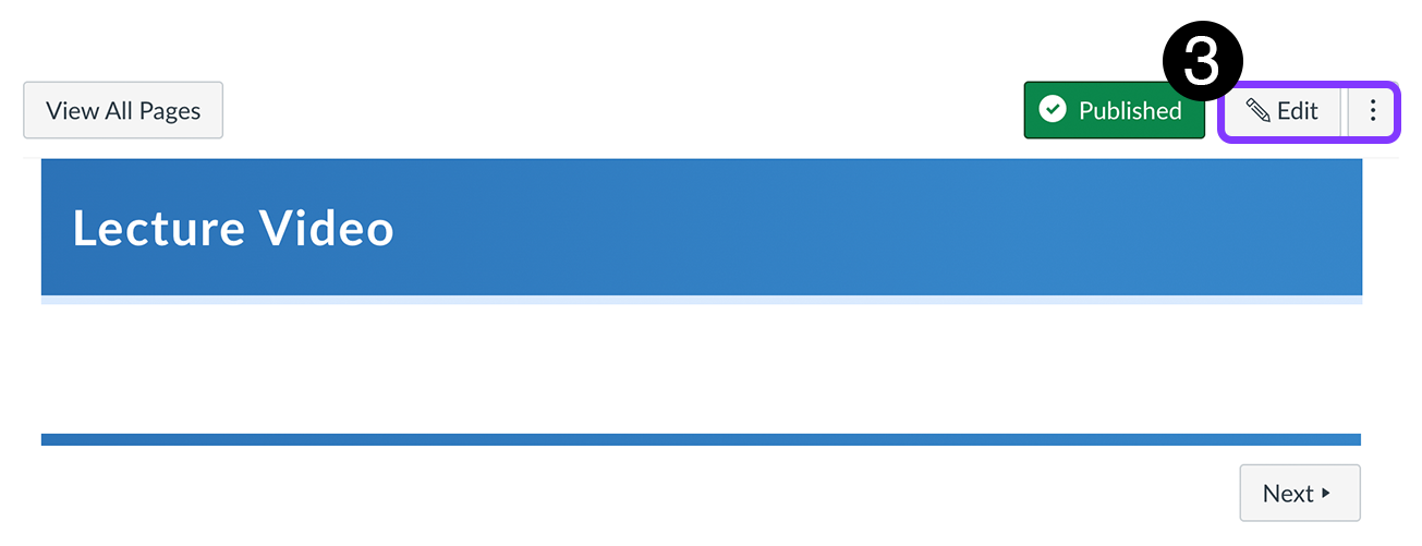 Embed a Panopto Video into a Canvas Page or Announcement Instructor