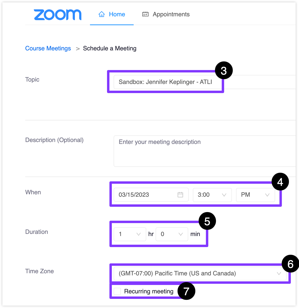 Schedule a Secure Zoom Meeting Instructor Knowledge Base
